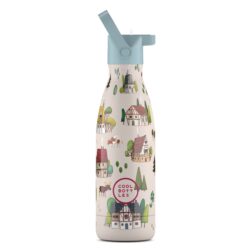 Cool Bottles Ανοξείδωτο παιδικό μπουκάλι Χωριό Tudor 350ml