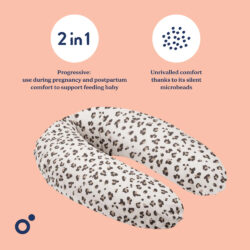 Doomoo Buddy Μαξιλάρι Θηλασμού Leopard Cream - Image 4