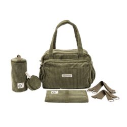 Doomoo Τσάντα Αλλαξιέρα Fluffy Diaper Bag Kakhi