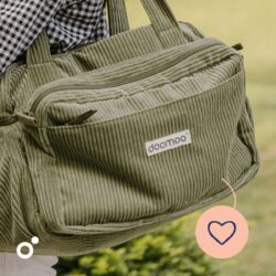 Doomoo Τσάντα Αλλαξιέρα Fluffy Diaper Bag Kakhi - Image 4