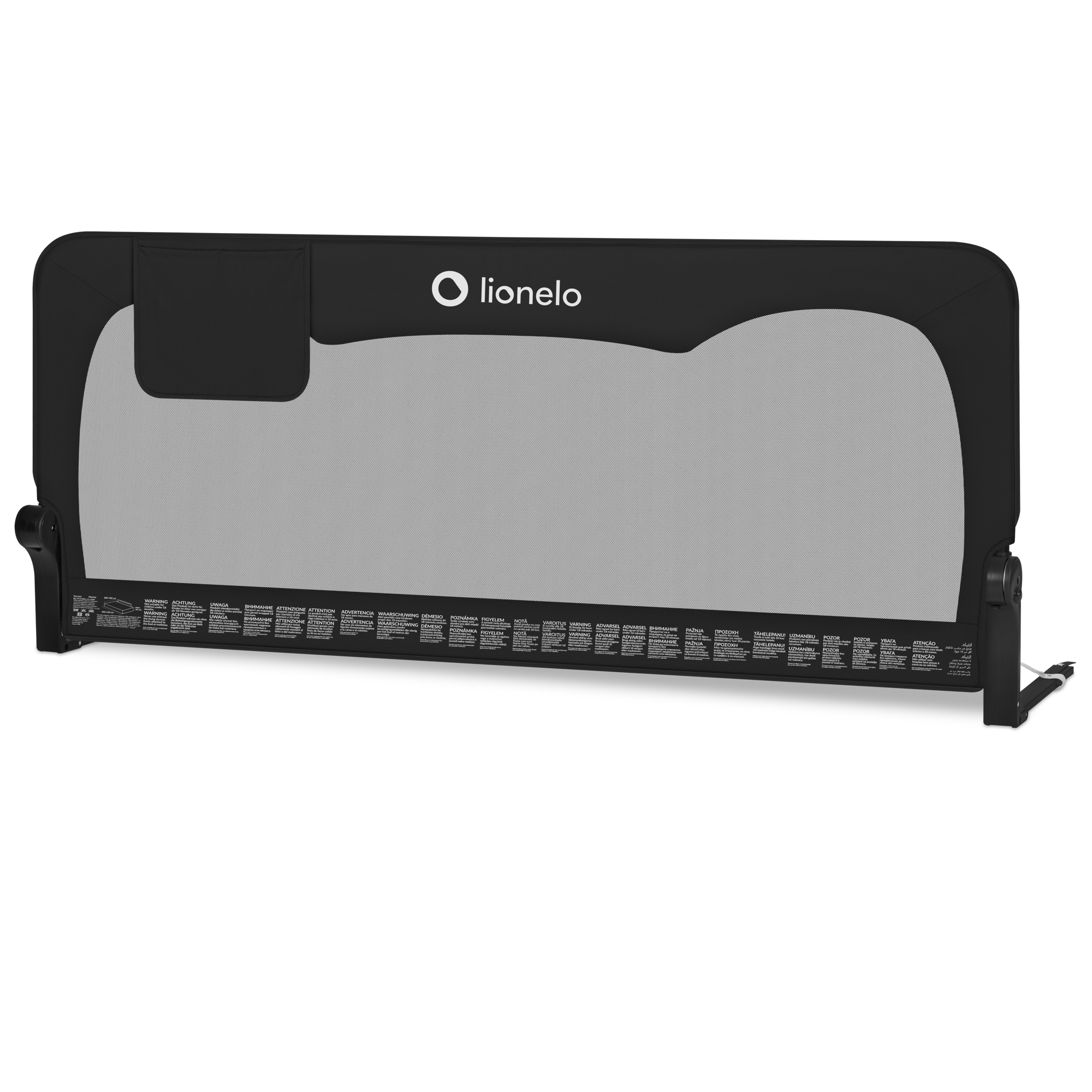 LO_Hanna_Black_Onyx-3 Lionelo Hanna Προστατευτικό Κρεβατιού 66X150cm Black Onyx - Image 1