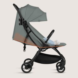 Lionelo Agia Auto Fold Καρότσι Ταξιδίου έως 22kg Green Sage - Image 7