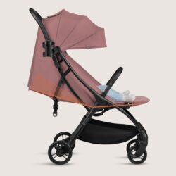 Lionelo Agia Auto Fold Καρότσι Ταξιδίου έως 22kg Pink Mauve - Image 6