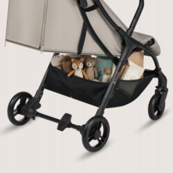 Lionelo Agia Auto Fold Καρότσι Ταξιδίου έως 22kg Beige Sand - Image 5