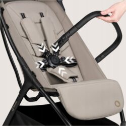 Lionelo Agia Auto Fold Καρότσι Ταξιδίου έως 22kg Beige Sand - Image 6