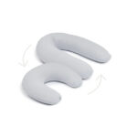 Doomoo Μετατρεπόμενο Μαξιλάρι Θηλασμού Twist Pearl Grey