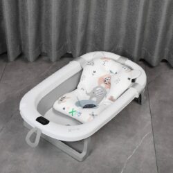 X-treme Baby Πτυσσόμενο Μπάνιο Με Θερμόμετρο Grey - Image 3