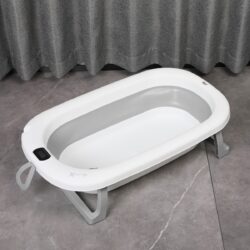 X-treme Baby Πτυσσόμενο Μπάνιο Με Θερμόμετρο Grey - Image 2