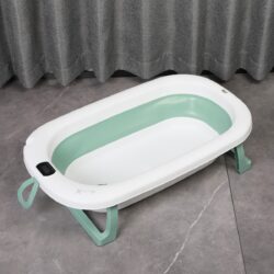 X-treme Baby Πτυσσόμενο Μπάνιο Με Θερμόμετρο Green - Image 5