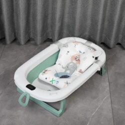 X-treme Baby Πτυσσόμενο Μπάνιο Με Θερμόμετρο Green - Image 4
