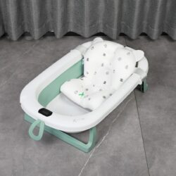 X-treme Baby Πτυσσόμενο Μπάνιο Με Θερμόμετρο Green - Image 3