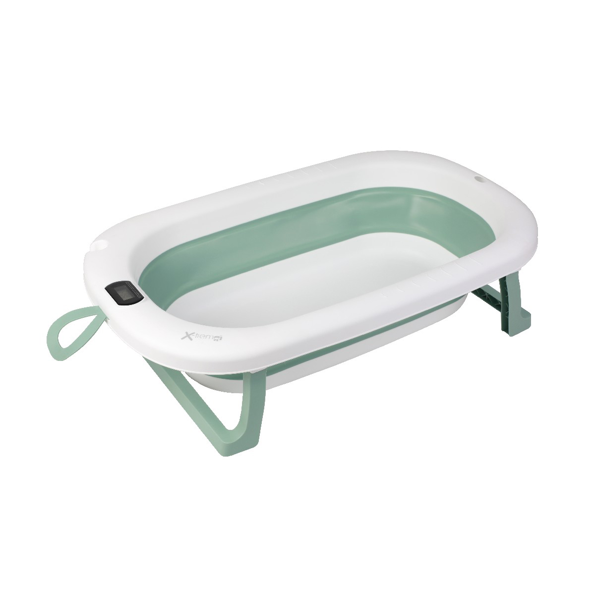 XT319 X-treme Baby Πτυσσόμενο Μπάνιο Με Θερμόμετρο Green - Image 1