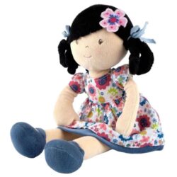BONIKKA ΥΦΑΣΜΑΤΙΝΗ ΠΑΙΔΙΚΗ ΚΟΥΚΛΑ LILAC 35 CM - Image 4