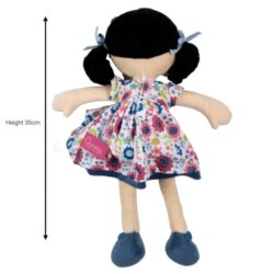 BONIKKA ΥΦΑΣΜΑΤΙΝΗ ΠΑΙΔΙΚΗ ΚΟΥΚΛΑ LILAC 35 CM - Image 5