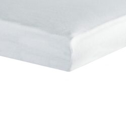 Trois Kilos Sept Κατωσέντονο Με Λάστιχο Μακώ Jersey Λευκό 70Χ140