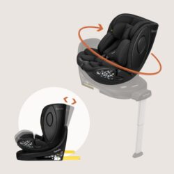 Lionelo Moxie Next i-Size κάθισμα αυτοκινήτου 40-105 cm black - Image 3