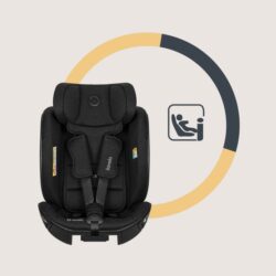 Lionelo Moxie Next i-Size κάθισμα αυτοκινήτου 40-105 cm black - Image 7