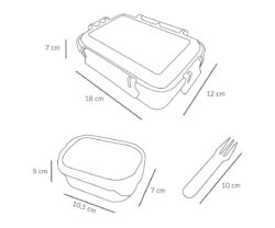 Μεγάλο Φαγητοδοχείο Bento 3 Little Pigs  - Tutete - Image 11