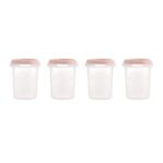 Miniland Σετ 4 Αποθήκευσης Hermisized 250 Ml Blush