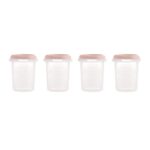 MiniLand Δοχεία Αποθήκευσης Τροφίμων 4τμχ 250ml ML Dolce Candy