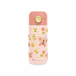 Miniland Παιδικό Ανοξείδωτο Παγούρι Steel Junior Bottle Butterfly 320ml