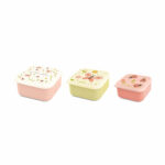 Miniland Παιδικό Σετ Δοχείων Snackbox-3 Butterfly