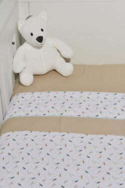 Σεντόνια Λίκνου Σετ 2τεμ. 75x110cm 100% Βαμβάκι Design 404 Oliver Baby - Image 4