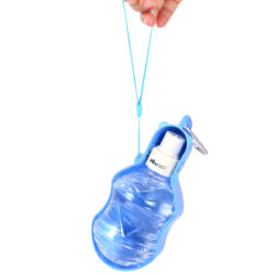 PETIGIO ΦΟΡΗΤΟ ΜΠΟΥΚΑΛΙ ΝΕΡΟΥ ΓΙΑ ΣΚΥΛΟΥΣ 280 ML ΜΠΛΕ - Image 4