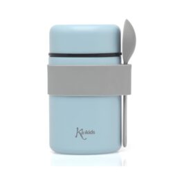 Kiokids Βρεφικό Θερμός Φαγητού με Κουταλάκι Σιέλ 500ml. - Image 3