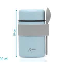 Kiokids Βρεφικό Θερμός Φαγητού με Κουταλάκι Σιέλ 500ml. - Image 5