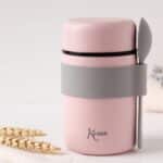 Kiokids Βρεφικό Θερμός Φαγητού με Κουταλάκι Ροζ 500ml.