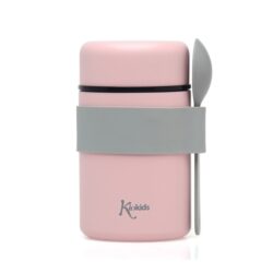 Kiokids Βρεφικό Θερμός Φαγητού με Κουταλάκι Ροζ 500ml. - Image 4