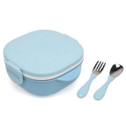 Kiokids Δοχείο Φαγητού με Ανοξείδωτο ταψάκι Μπλε 450ml. - Image 8