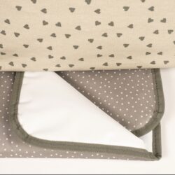 Walking Mum Τσάντα Αλλαξιέρα Poppy Olive Hearts - Image 10