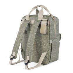 Walking Mum Τσάντα Αλλαξιέρα Backpack Poppy Olive Πουά - Image 25