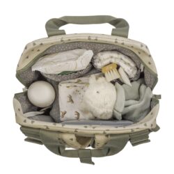 Walking Mum Τσάντα Αλλαξιέρα Backpack Poppy Olive Hearts - Image 14