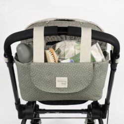 Walking Mum Οργανωτής Καροτσιού Poppy Olive Πουά - Image 11