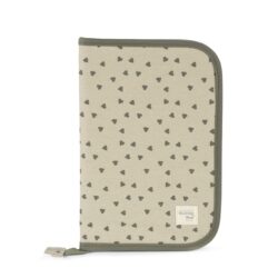 Walking Mum Θήκη Βιβλιαρίου Poppy Olive Hearts - Image 7