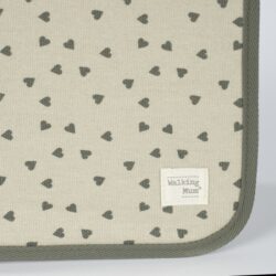 Walking Mum Θήκη Βιβλιαρίου Poppy Olive Hearts - Image 10