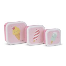 Saro Δοχείο Φαγητού Ice creams Σετ 3τμχ - Image 2
