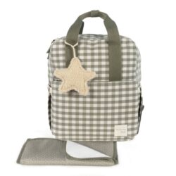 Walking Mum Τσάντα Αλλαξιέρα Backpack Caetana Λαδί - Image 8