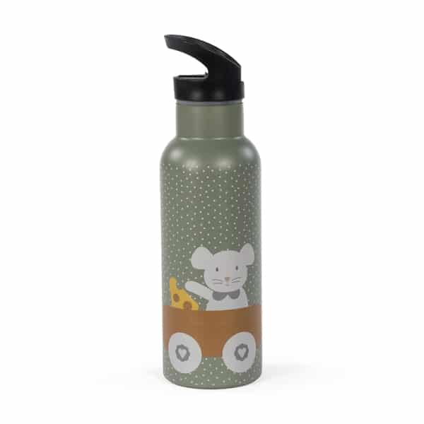 photo Walking Mum Παγούρι Θερμός Poppy Mouse Olive 500ml. - Image 1