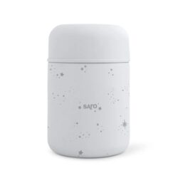 Saro Θερμός Φαγητού Stars Γκρι 300ml.