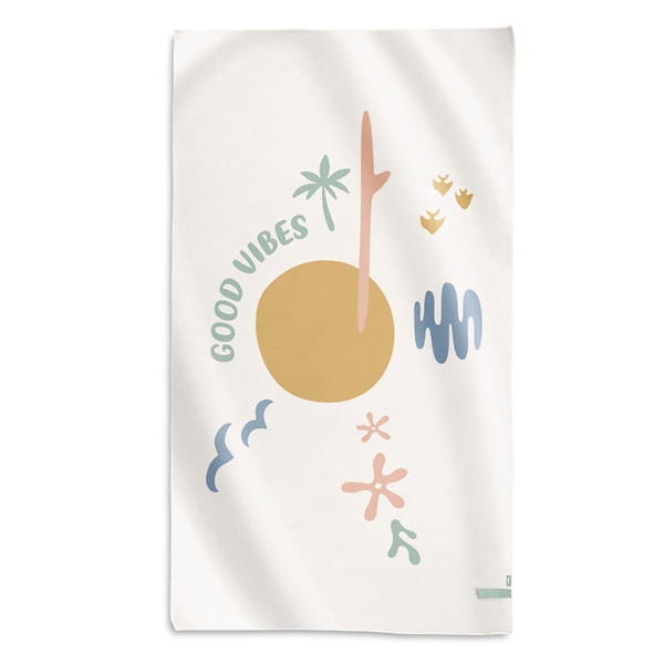 photo Saro Πετσέτα Παραλίας Microfiber Good Vibes 90x160εκ. - Image 1