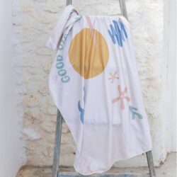 Saro Πετσέτα Παραλίας Microfiber Good Vibes 90x160εκ. - Image 2