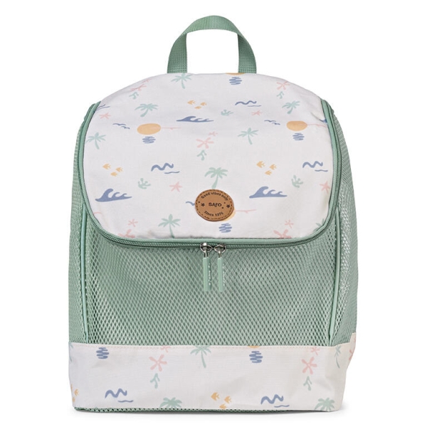 photo Saro Αδιάβροχο Τσαντάκι Backpack με δίχτυ Good Vibes - Image 1