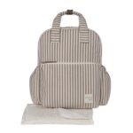 Walking Mum Τσάντα Αλλαξιέρα Backpack Praline Strips Moka