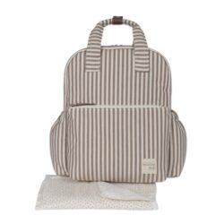 Walking Mum Τσάντα Αλλαξιέρα Backpack Praline Strips Moka