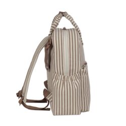 Walking Mum Τσάντα Αλλαξιέρα Backpack Praline Strips Moka - Image 2