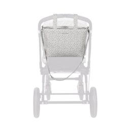 Pasito a Pasito Τσάντα Αλλαξιέρα Little Bloom Flowers Grey Mini 37x24x13εκ. - Image 3